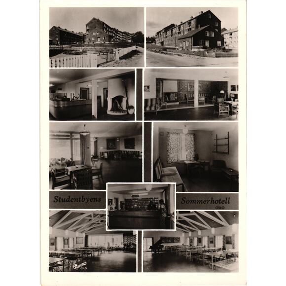Studentbyens Summerhotell Oslo Postcard Unposted - Picture 1 of 2